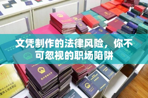 玉屏文凭制作的法律风险，你不可忽视的职场陷阱